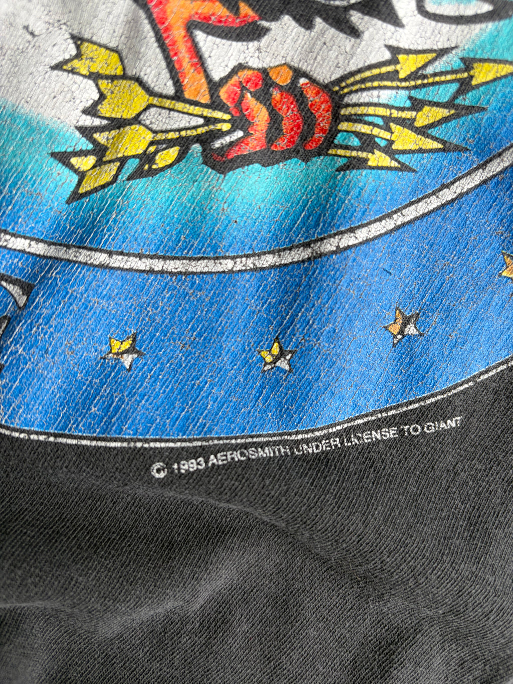 1993 Aerosmith Aero Force One Tour Shirt - L