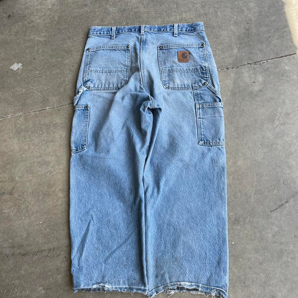 Union-Made Carhartt Double Knee Jeans Size 34x28