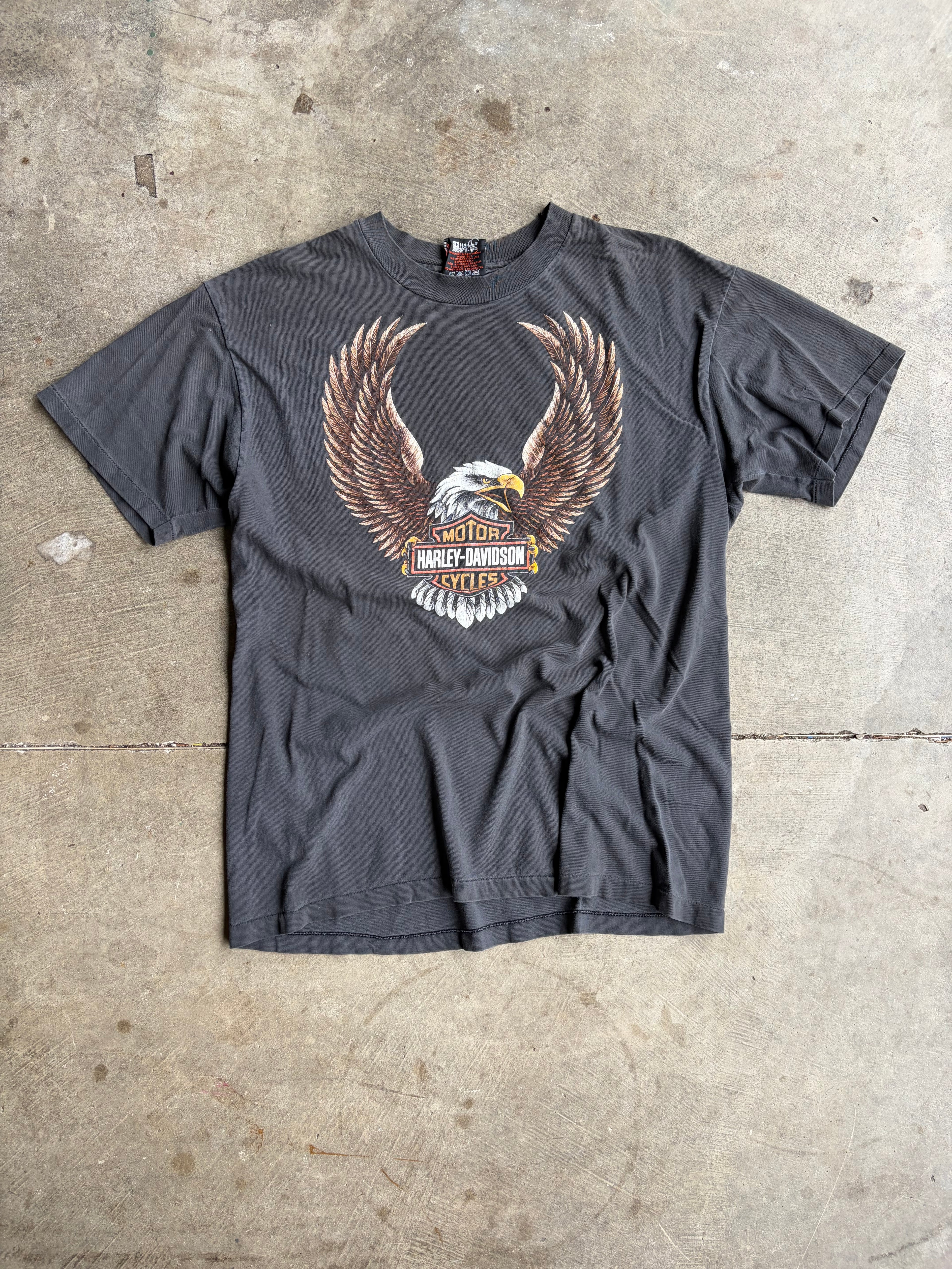 90s Harley Davidson Eagle Shirt Faded