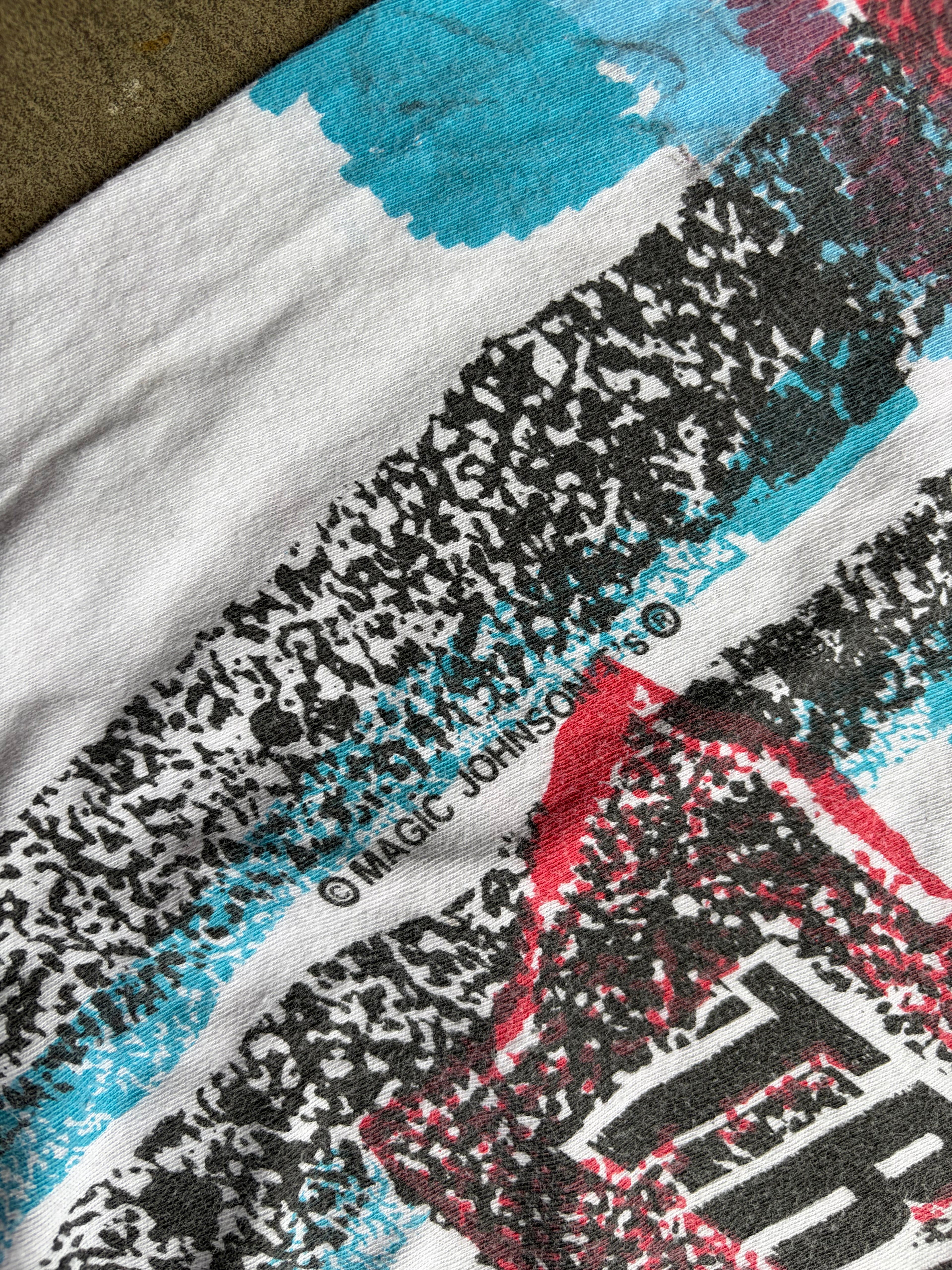 90s Portland Trailblazers Magic Johnson T’s AOP