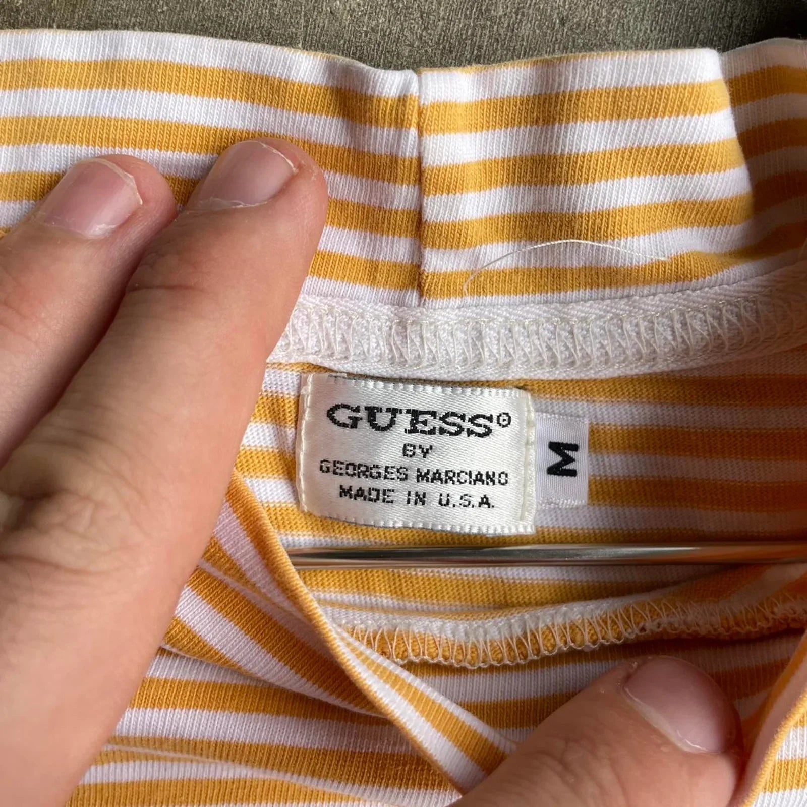 Striped Guess Jeans Shirt Size M