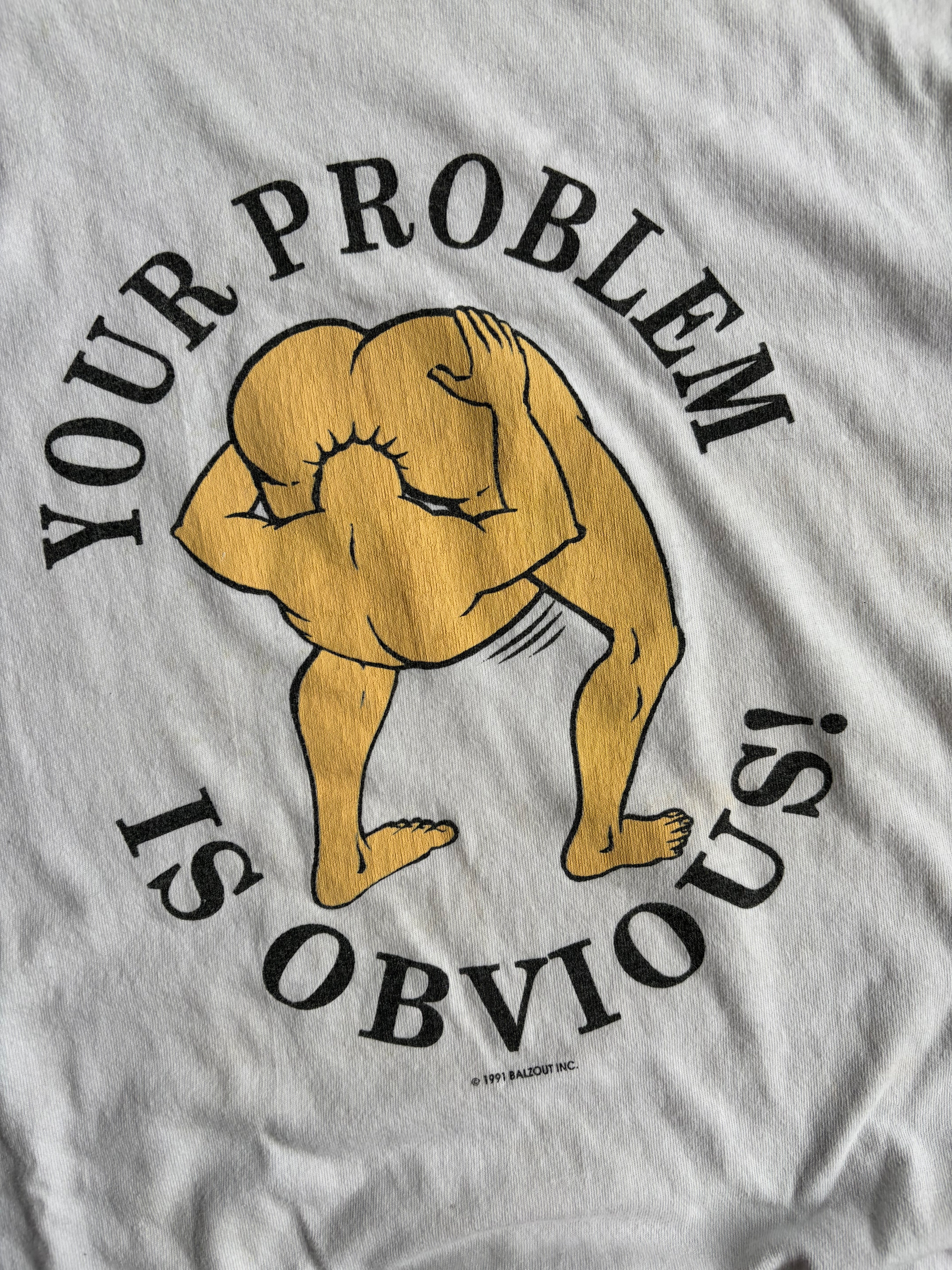 1991 Raunchy Head Up Your Ass Shirt - XL