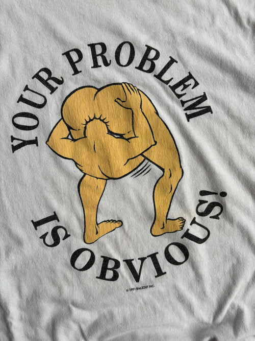 1991 Raunchy Head Up Your Ass Shirt - XL