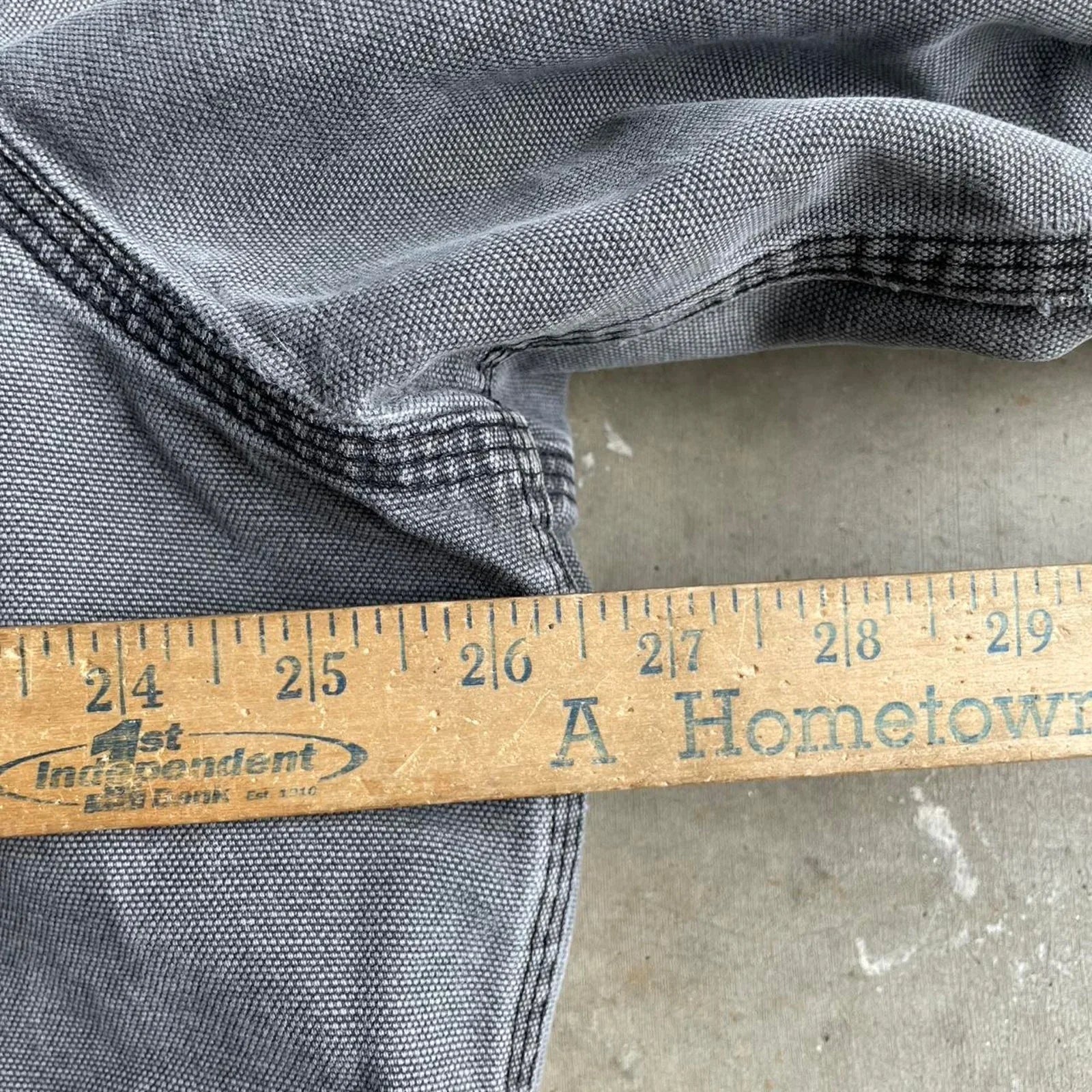 Carhartt Hooded Jacket Super Faded and Distressed - Fits like M