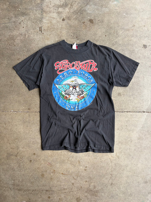 1993 Aerosmith Aero Force One Tour Shirt - L