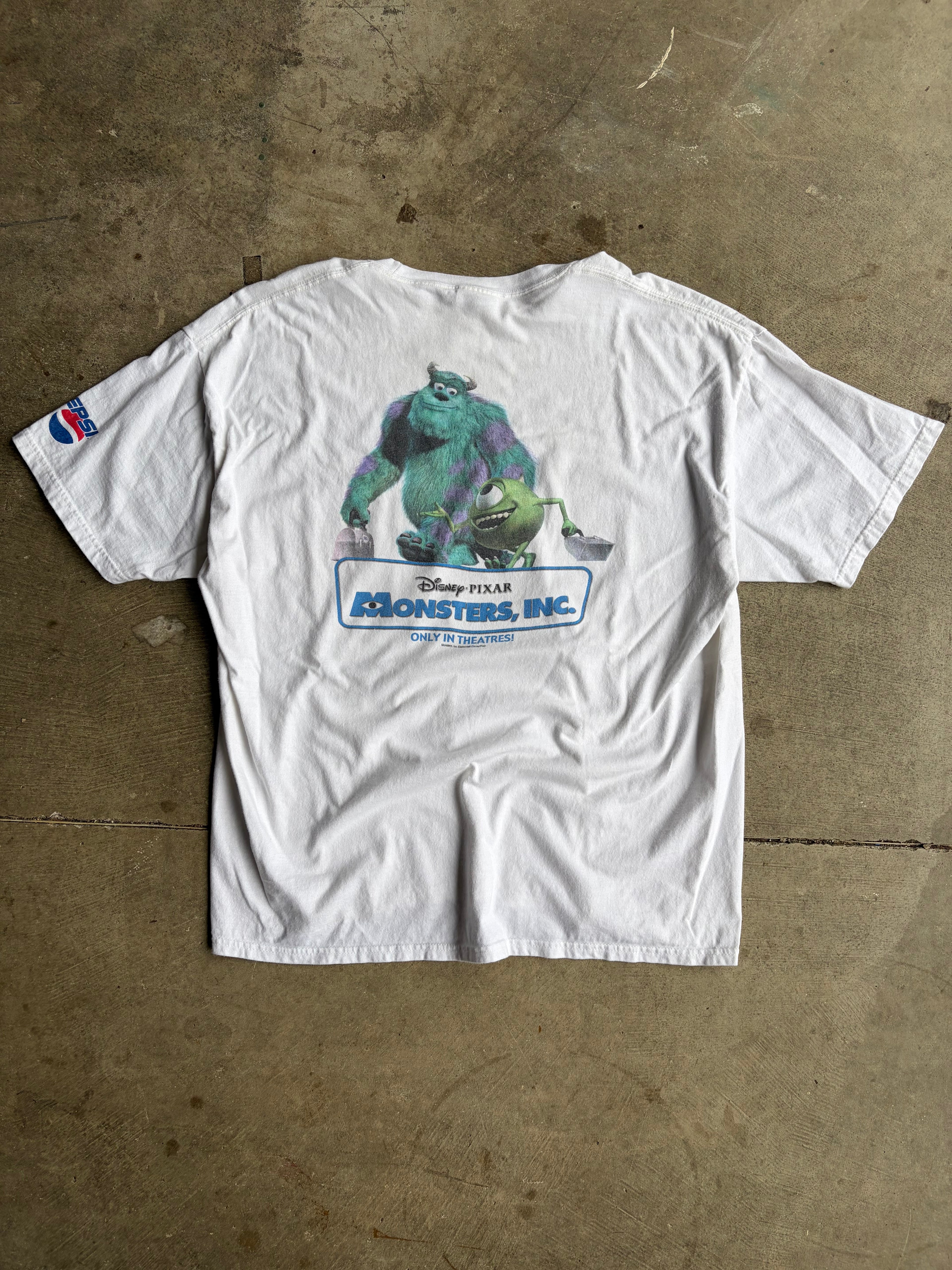 2001 Monsters Inc Movie Promo Shirt - XL