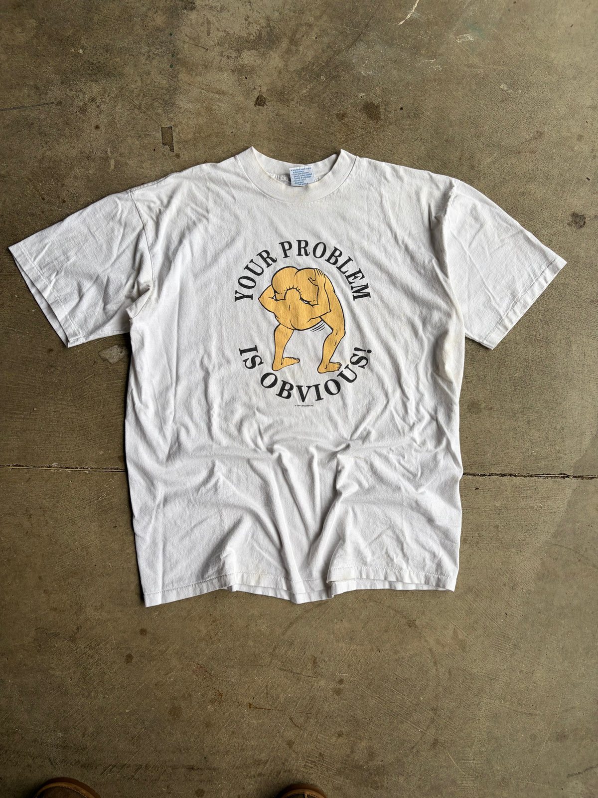 1991 Raunchy Head Up Your Ass Shirt - XL