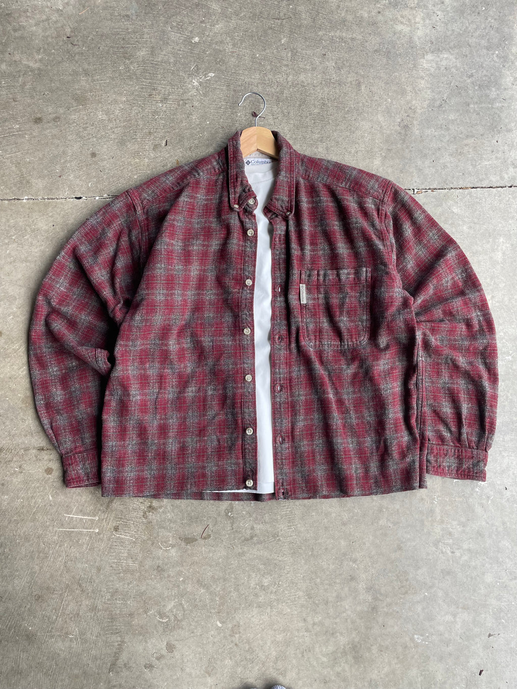Boxy Cropped Flannel Size M