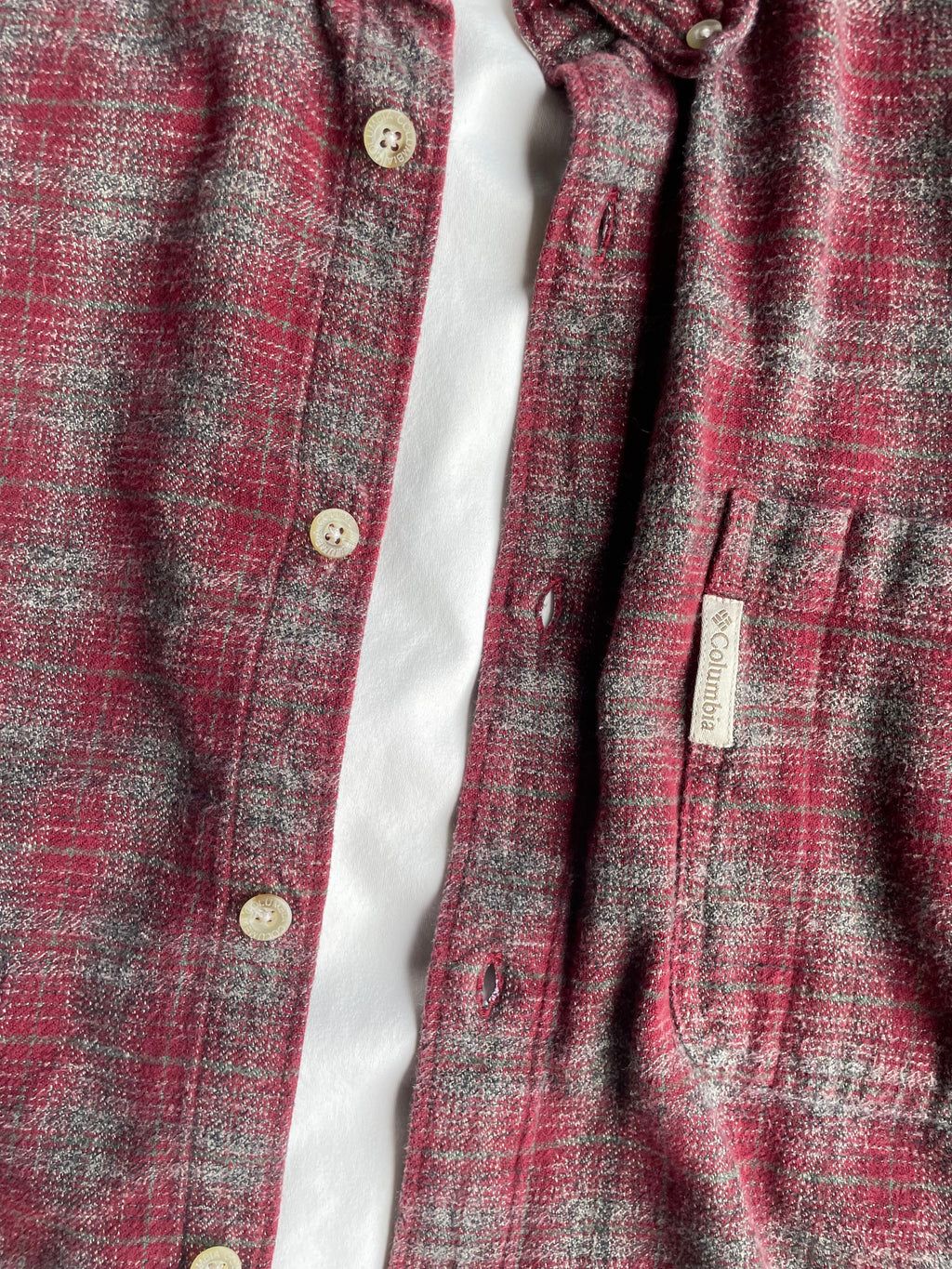Boxy Cropped Flannel Size M