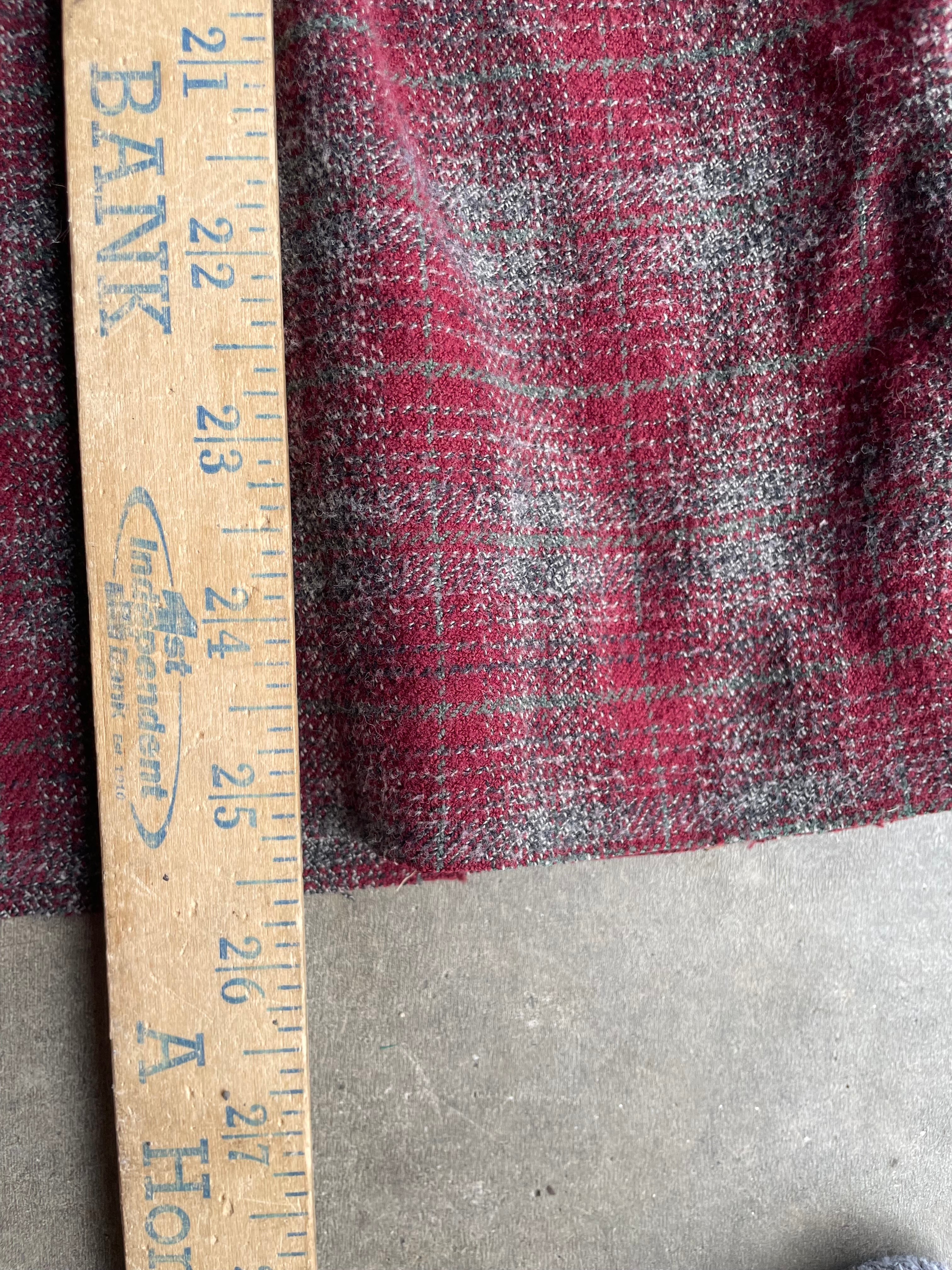 Boxy Cropped Flannel Size M
