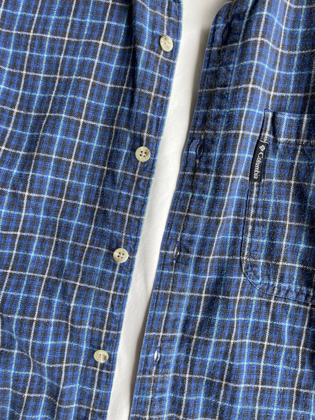 Boxy Cropped Flannel Size M
