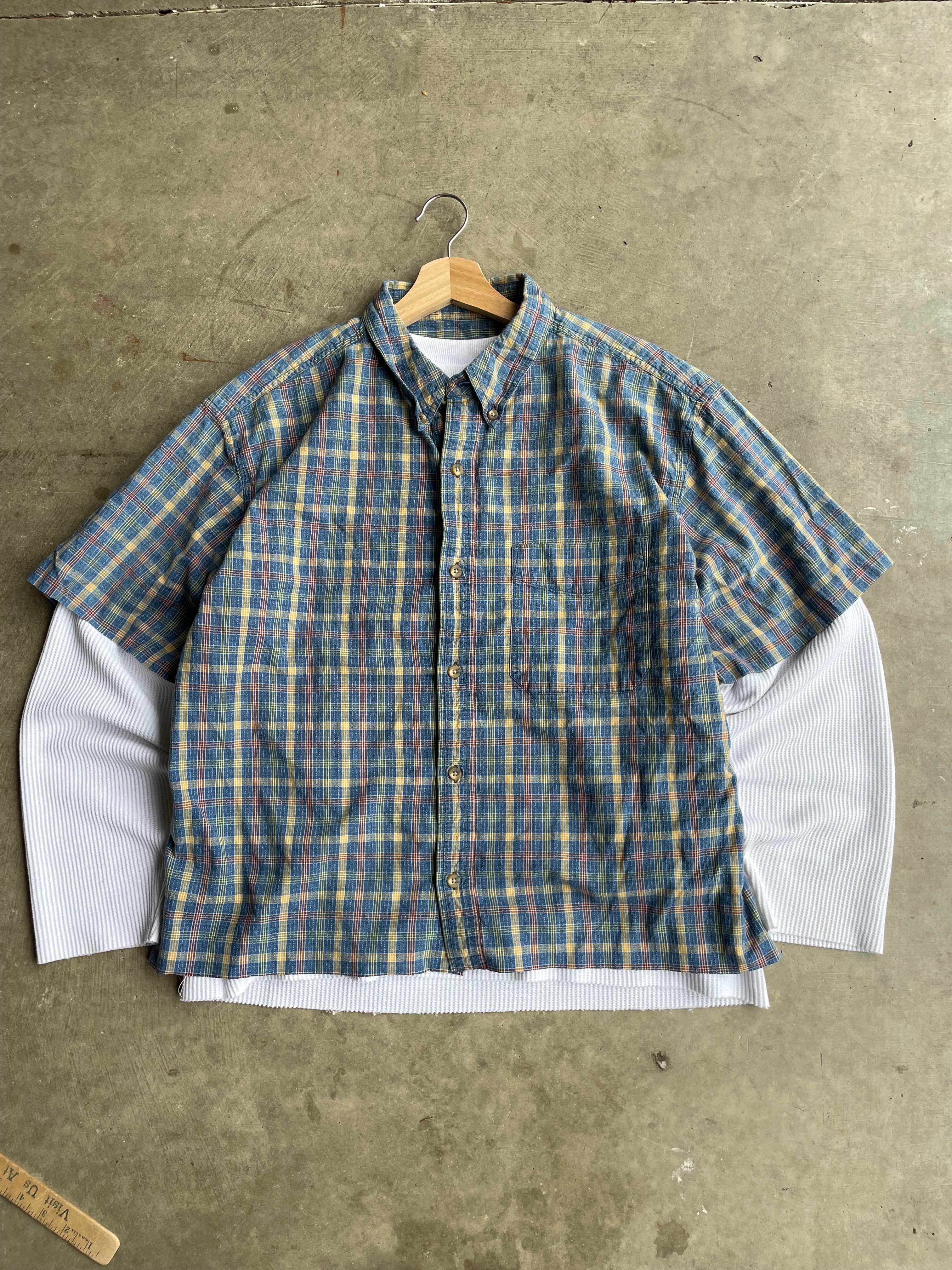 Boxy Cropped Shirt Size L