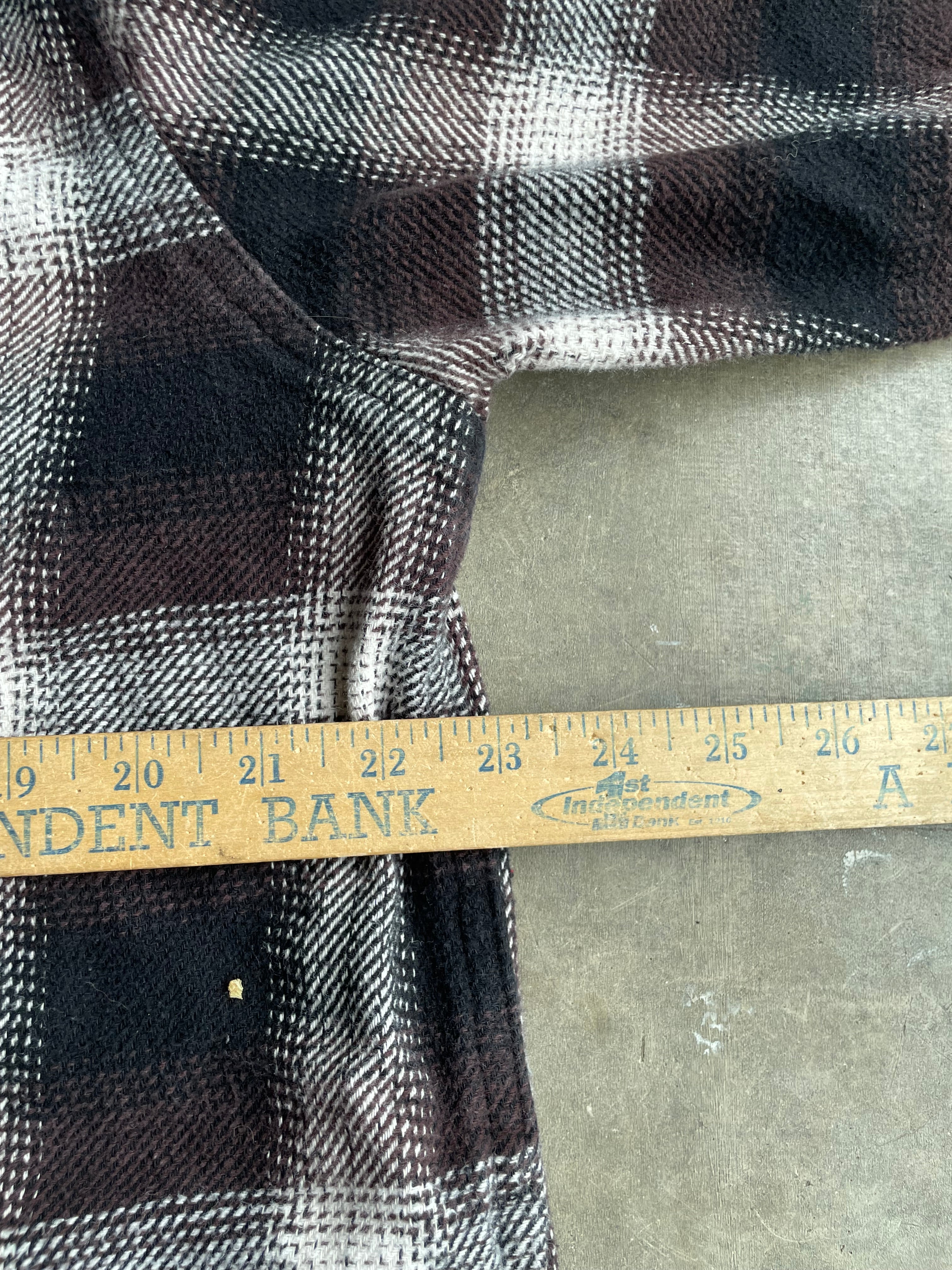 Brown Plaid Orvis Thick Flannel Size XL