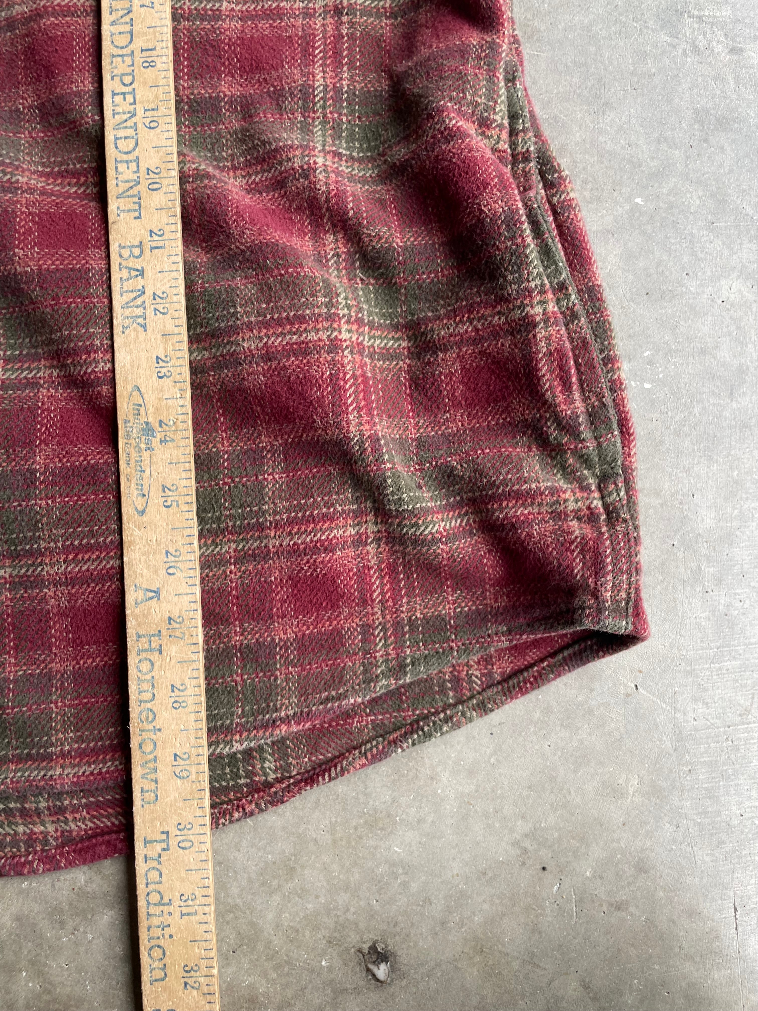 Red Plaid Orvis Thick Flannel