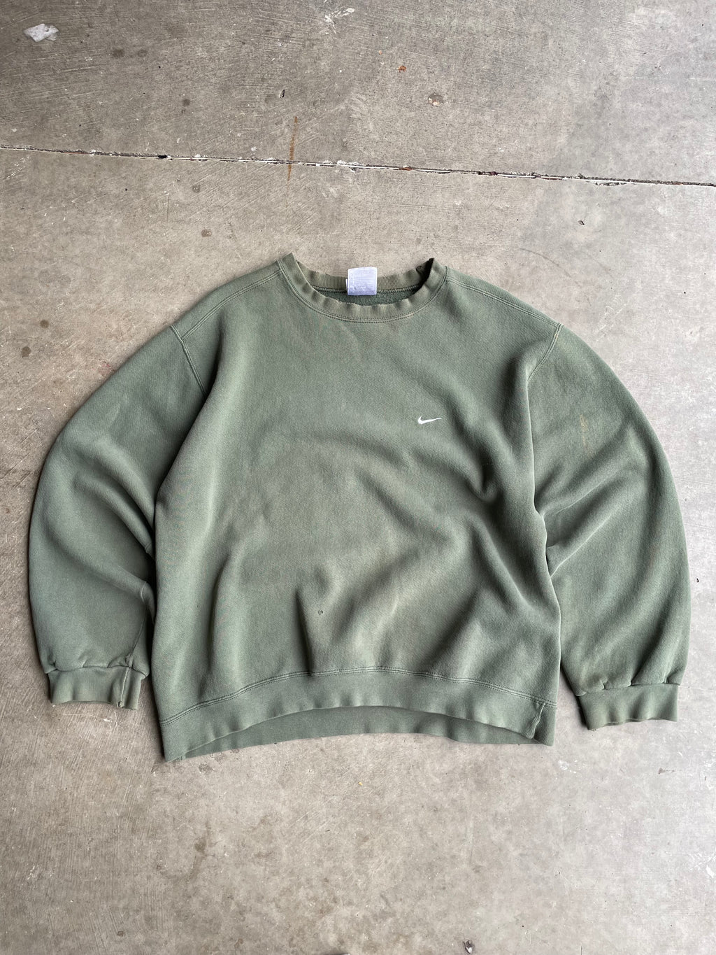 90s Nike Sweatshirt "Olive" Size L