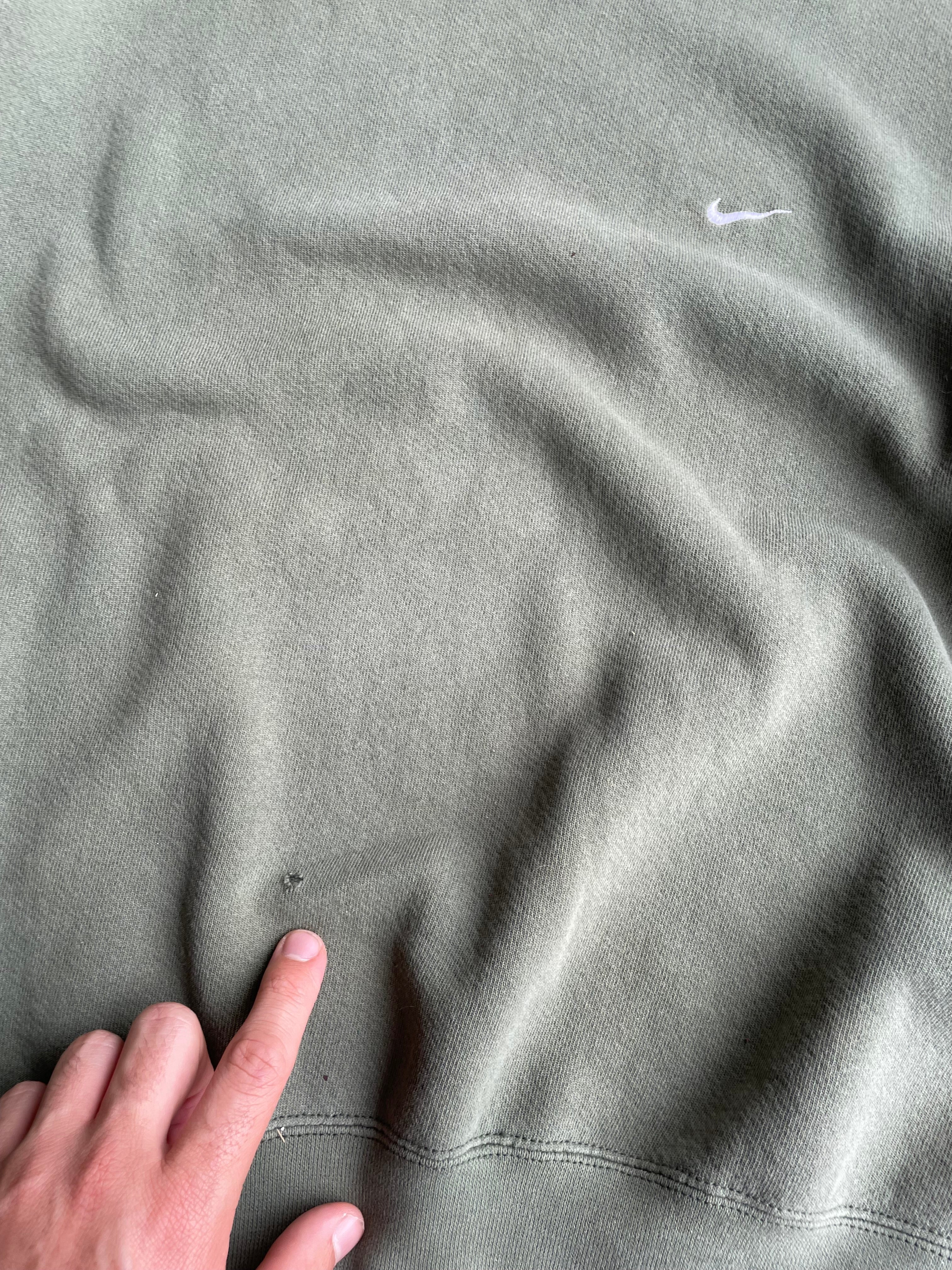 90s Nike Sweatshirt "Olive" Size L