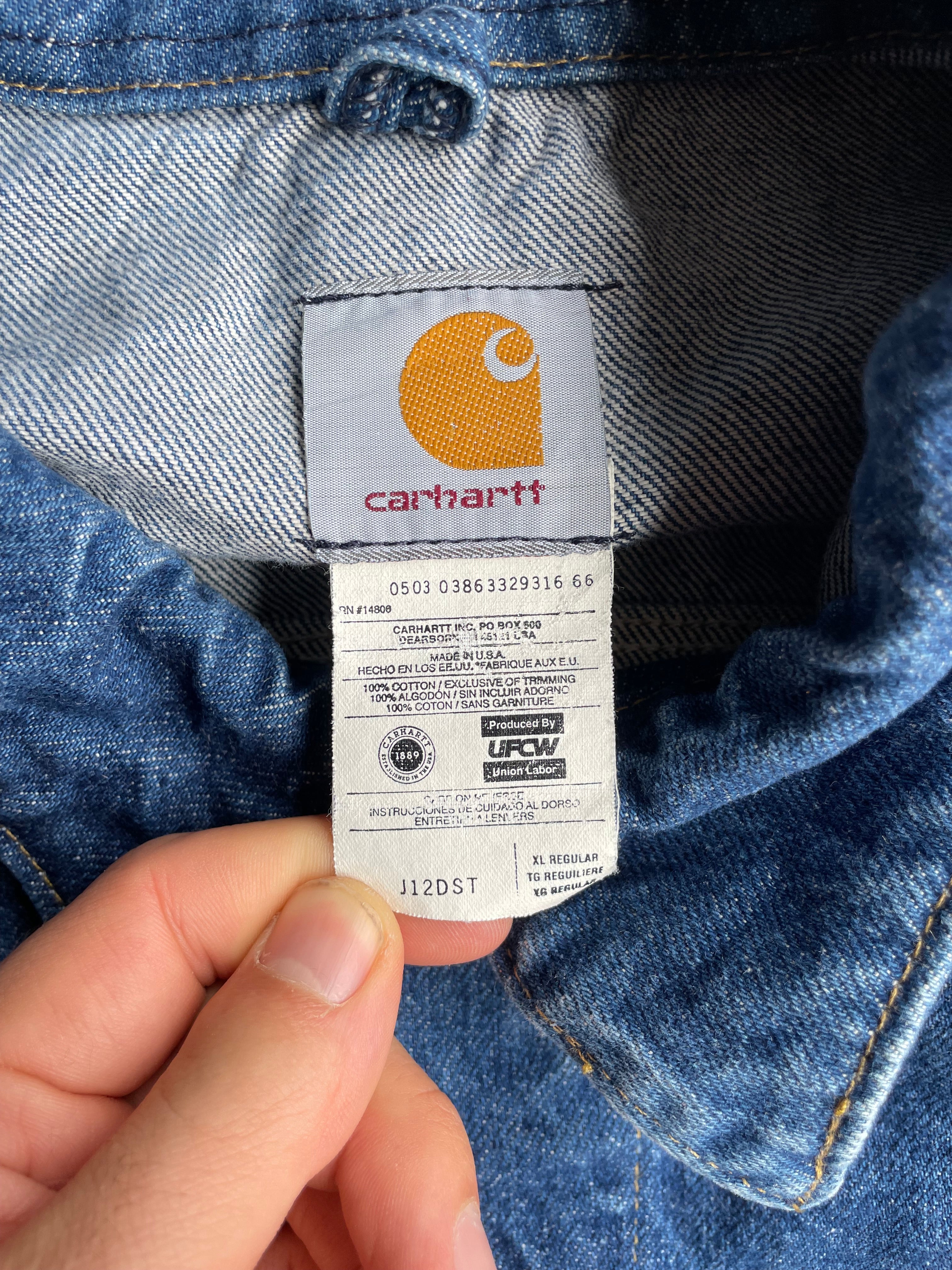 Carhartt Jean Jacket Size XL