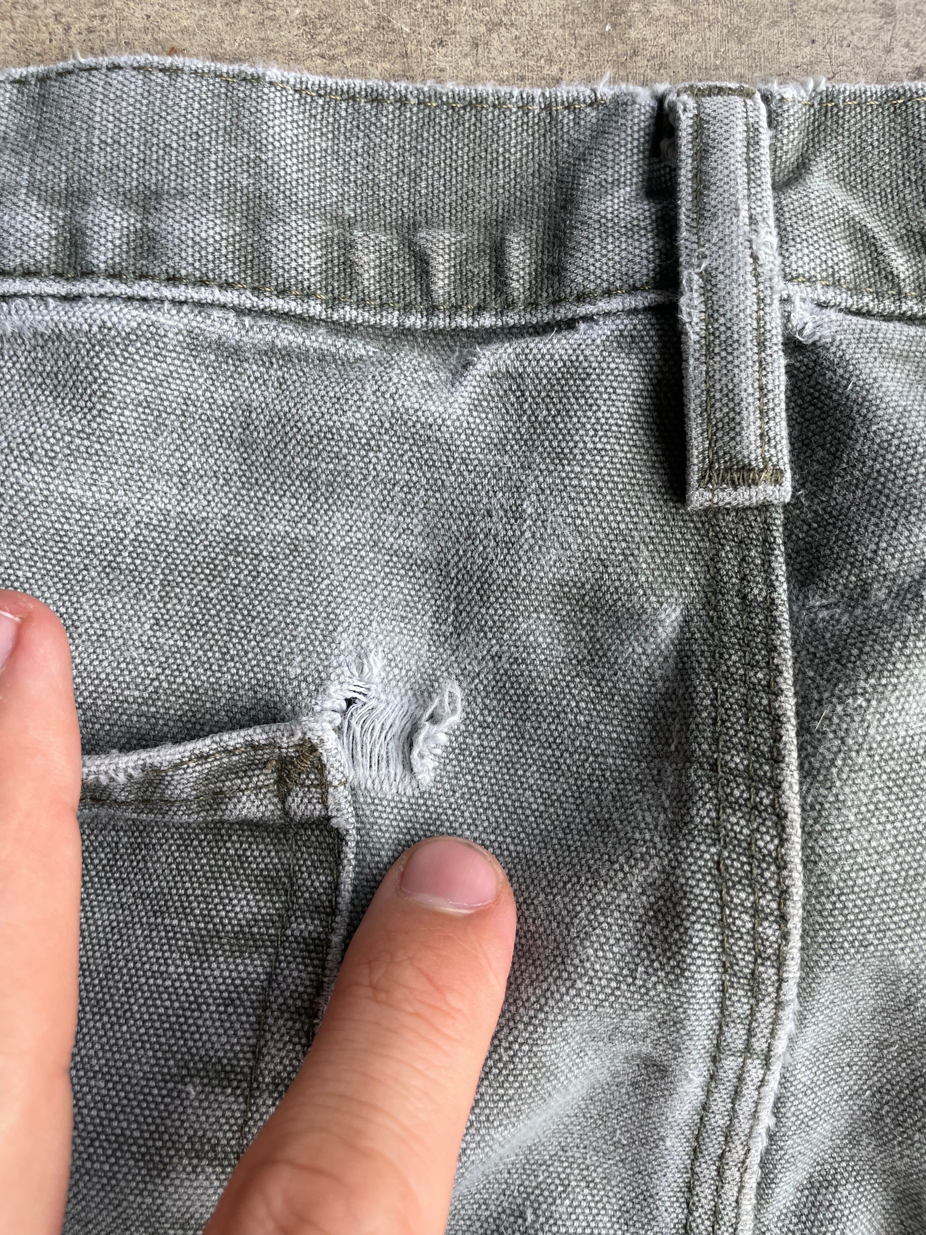 Super Faded Green Carhartt Pants Size 33x30