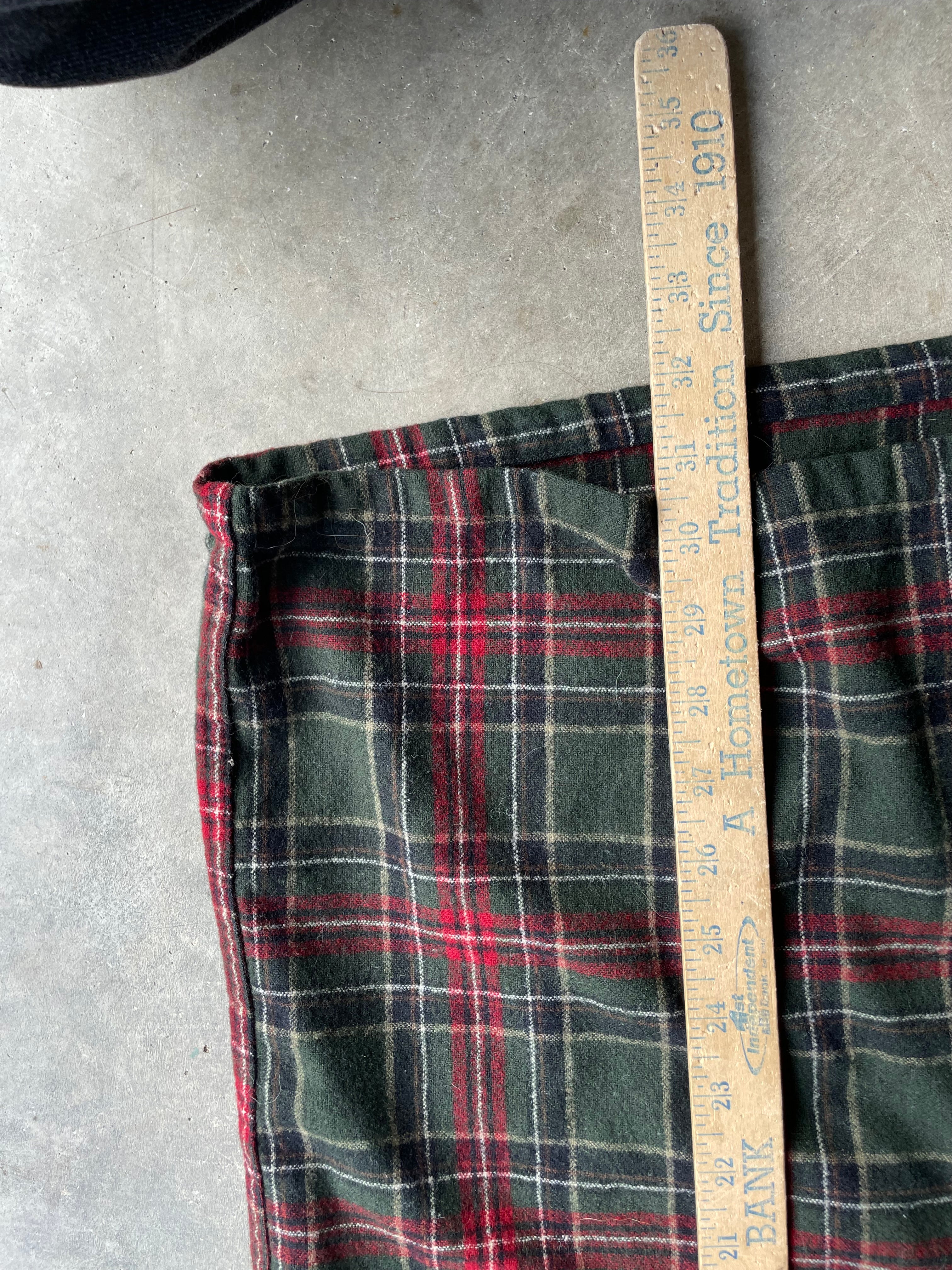 Green and Red Pendleton Flannel Size XL