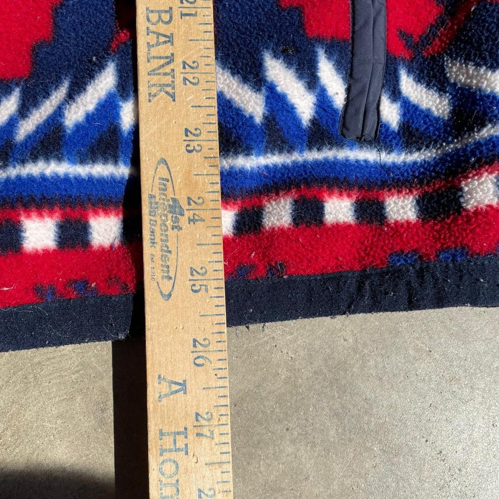 Rare Vintage Polo Ralph Lauren Aztec Synchilla-Like Quarter Zip Pull Over Size M