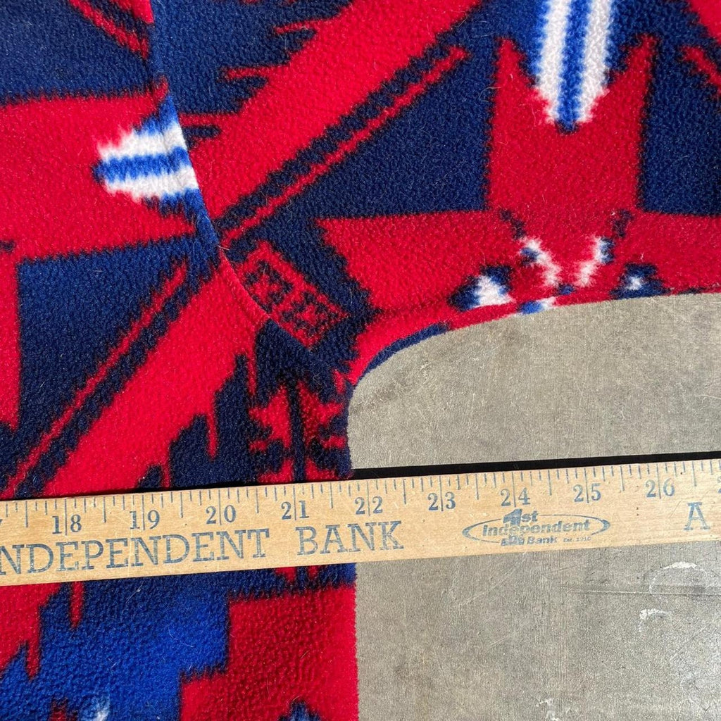 Rare Vintage Polo Ralph Lauren Aztec Synchilla-Like Quarter Zip Pull Over Size M